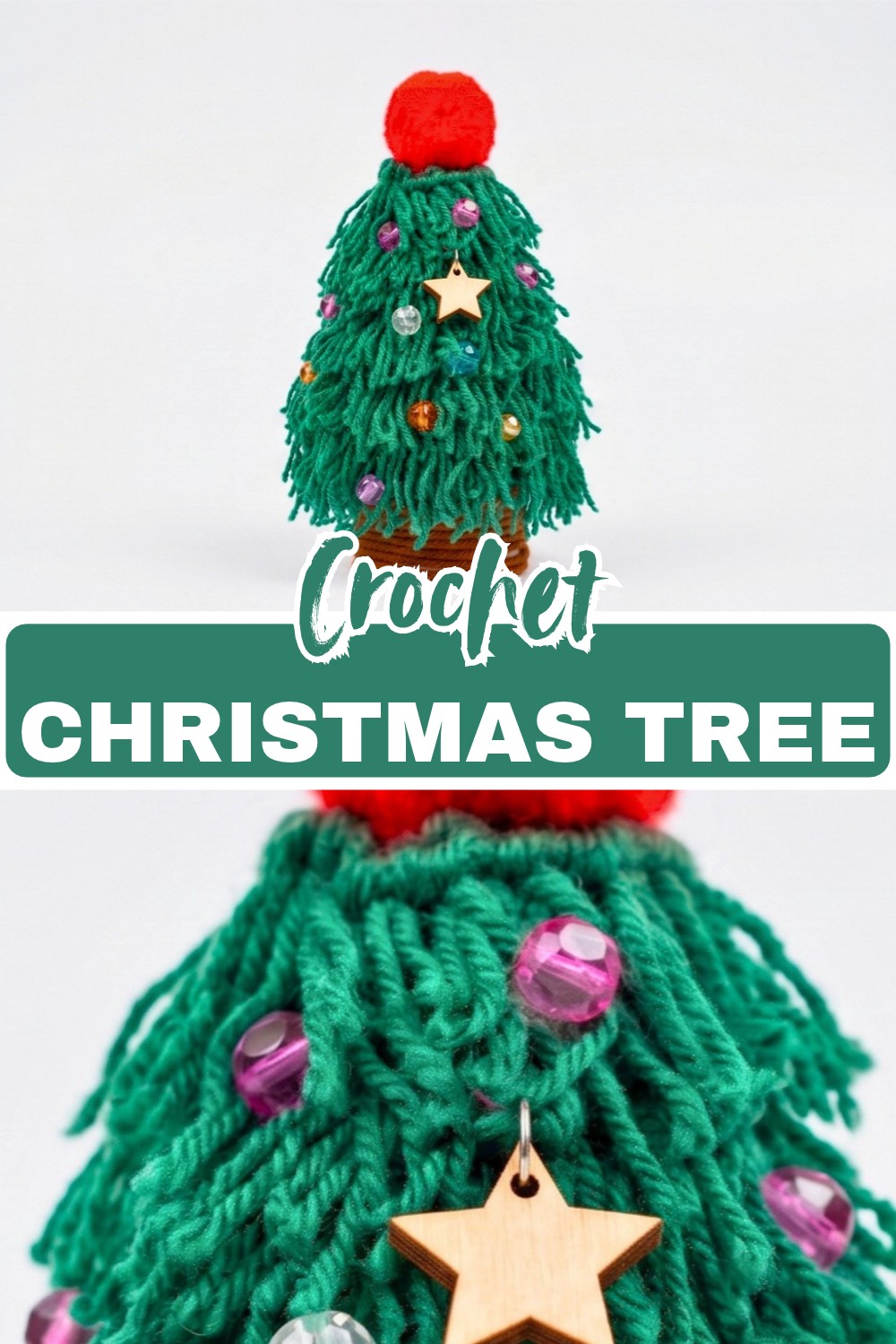 Mini Crochet Christmas Tree Pattern with Loop Stitch Branches