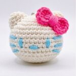 Mini Hello Kitty Crochet Keychain – Free Amigurumi Pattern
