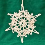4-Round Crochet Snowflake Ornament Pattern - Christmas Decor