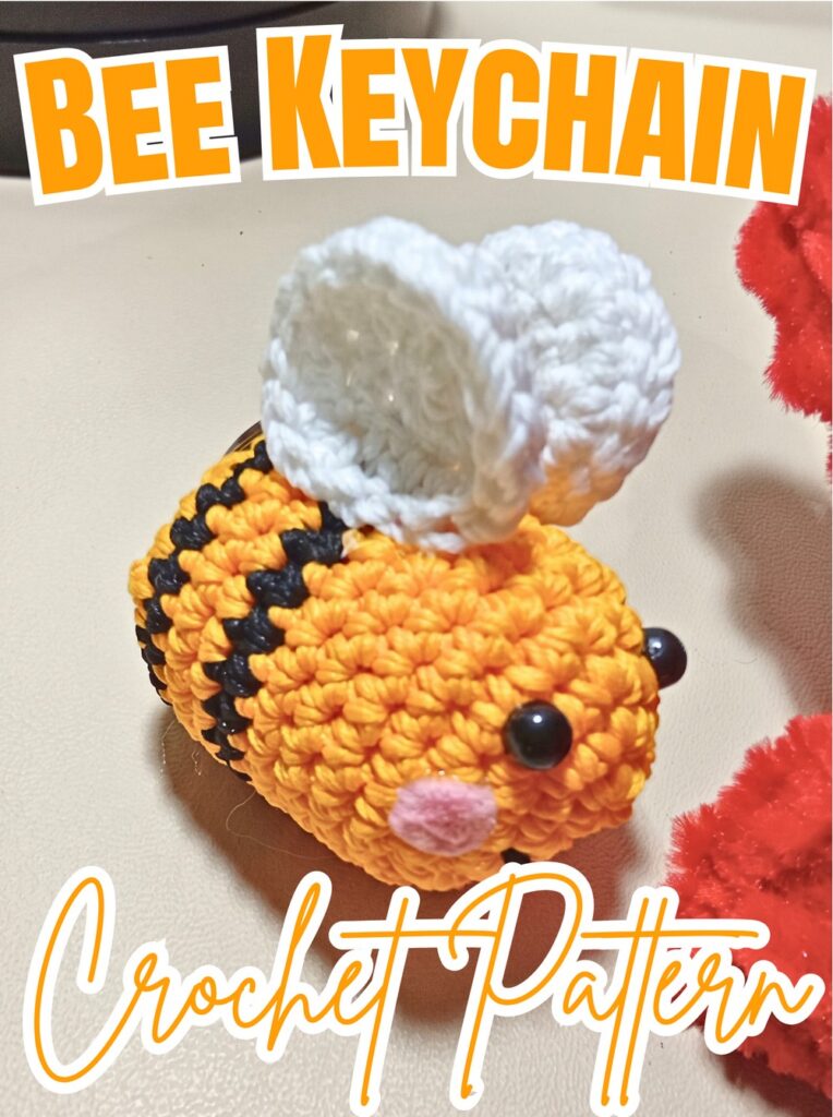 Crochet Bee Keychain Tutorial – Mini Amigurumi Bee