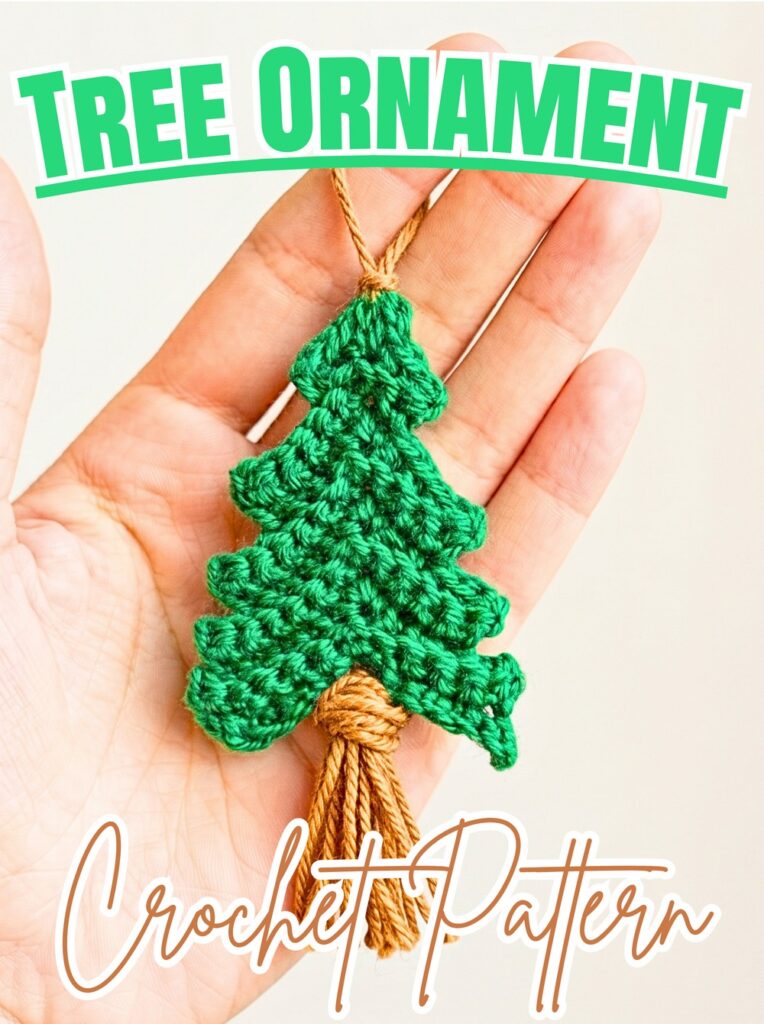 Crochet Christmas Tree Ornament Pattern – Easy Step-by-Step Guide