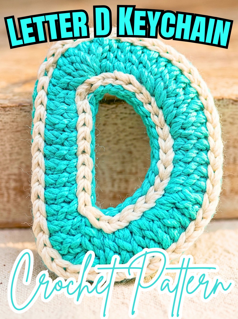 Crochet Letter D Keychain Pattern – Easy Personalized Initial