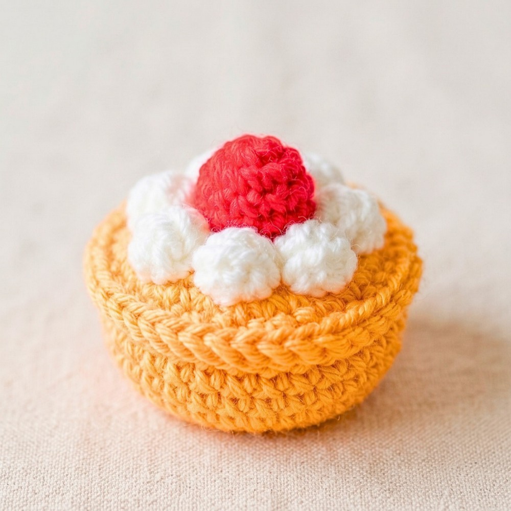 Crochet Pie Amigurumi Pattern – Easy Step-by-Step Tutorial