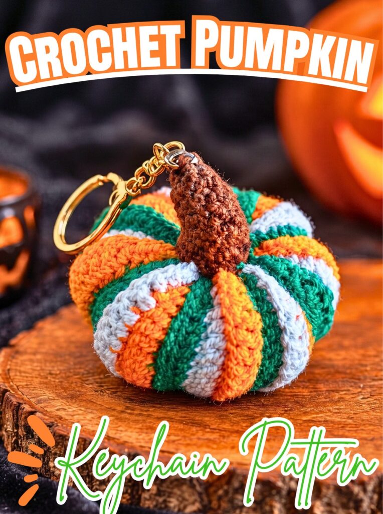 Crochet Pumpkin Keychain Pattern: Easy Step-by-Step Tutorial