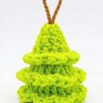 Mini Christmas Tree Crochet Pattern with Hanging Cord