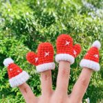 Mini Crochet Christmas Glove & Hat Pattern - Festive Ornaments